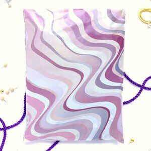 25 Purple Marble Squiggles 6x9 Poly mailers